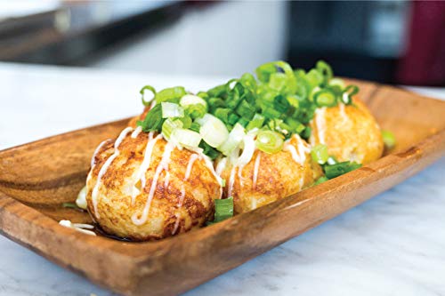 StarBlue Máquina para Takoyaki púas Takoyaki GRATUITAS AC 220-240V 50 / 60Hz 650W, Enchufe del Reino Unido, Adaptador para Europa Incluido