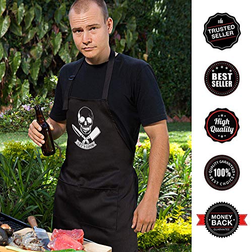 StarGifts Delantales Divertidos para Barbacoa para Hombres | Parent | Tamaño se Adapta a Todos | Delantal de Cocina Hombres | Accesorios Ideales para Barbacoa