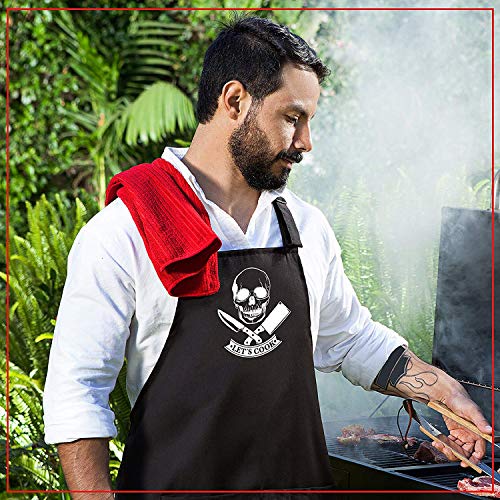 StarGifts Delantales Divertidos para Barbacoa para Hombres | Parent | Tamaño se Adapta a Todos | Delantal de Cocina Hombres | Accesorios Ideales para Barbacoa