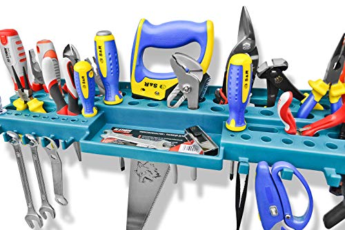 STARK Estante Bricolage Pared I Organizador Herramientas en Plastico (61 x 16 x 6 cm, carga máx de 25 kg)