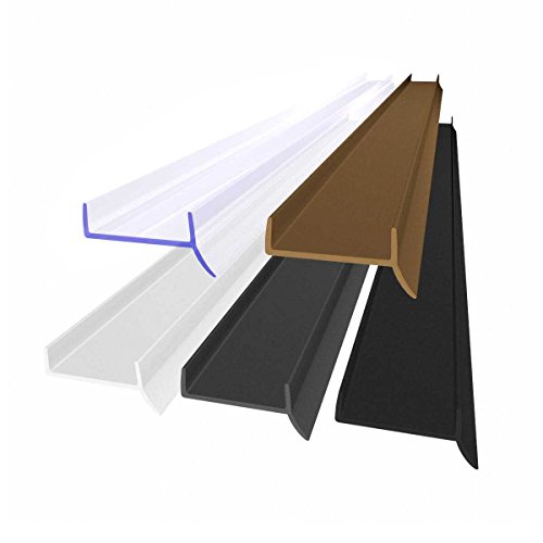 STEIGNER Junta para Zócalo de Cocina LU 18 mm / 19 mm 1,5 m Negro Perfil de Aislamiento Base de Cocina con Perfil de Estanqueidad