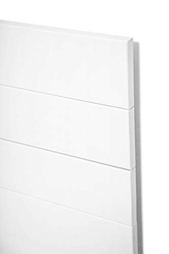 SUENOSZZZ-ESPECIALISTAS DEL DESCANSO Cabecero de Cama de Madera TREVINCA Color Blanco para Pared. Cabecero de Tablas Horizontales. Estilo Vintage, para Camas de 150