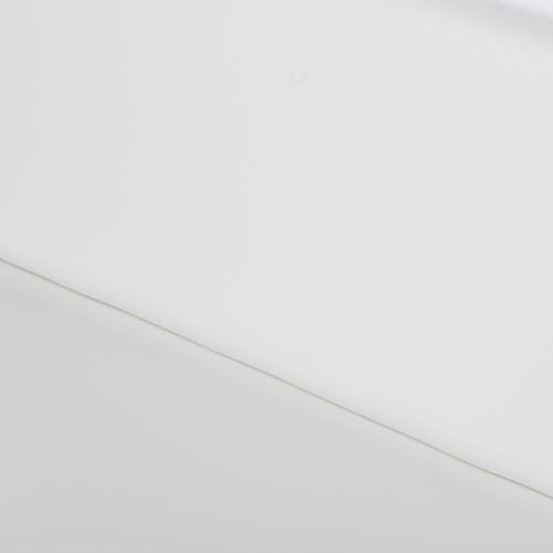 SUENOSZZZ-ESPECIALISTAS DEL DESCANSO Pack 2 colchonetas Asiento para Sofas de palets, cojin Chill out Relleno con Espuma y enfundado en Polipiel Color Blanco