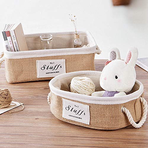 Sunfauo Caja almacenaje Caja Juguetes almacenaje Cajas de Almacenamiento para Ropa Caja de almacenaje Cajas de Juguete y Almacenamiento Grande Oval,L