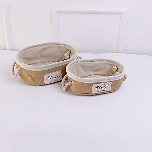 Sunfauo Caja almacenaje Caja Juguetes almacenaje Cajas de Almacenamiento para Ropa Caja de almacenaje Cajas de Juguete y Almacenamiento Grande Oval,L