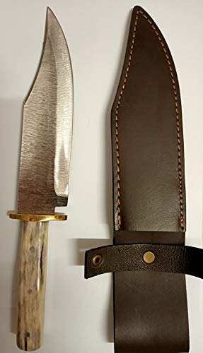 Superbe Cuchillo de Gaucho Argentina Artisanal – Madera de Ciervo Hoja Carbono