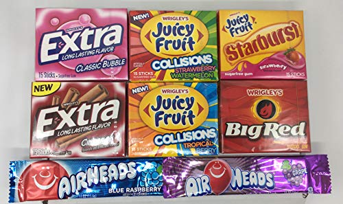Sweets Heaven - Caja de regalo con selección de chicles americanos de la marca 24/7 Shopping Zone