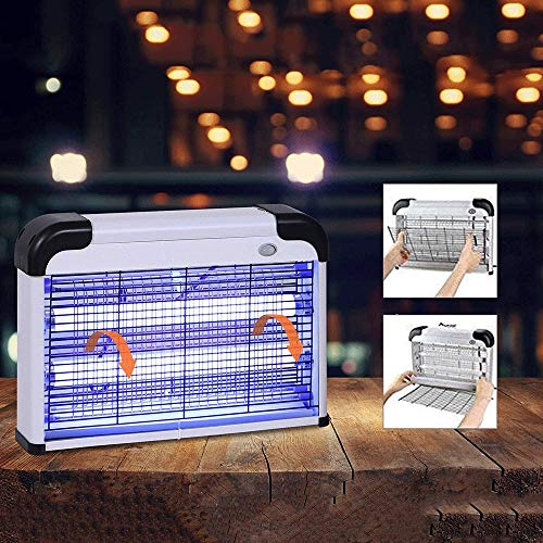 SYLOZ Repelente de Mosquitos de la lámpara/Light Purple Wave Asesino del Mosquito de la lámpara/matamoscas eléctrico / 20 W Gris