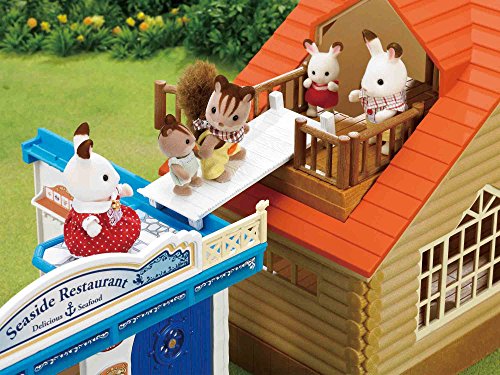 SYLVANIAN FAMILIES- Seaside Restaurant Mini muñecas y Accesorios, Multicolor (Epoch para Imaginar 4190)