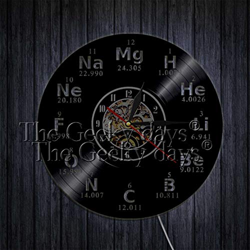 szhao Biología, química, Ciencia, Instrumento, Reloj de Pared, molécula de oxígeno, fórmula química, decoración artística de Pared, Relojes de Pared con Registro de Vinilo