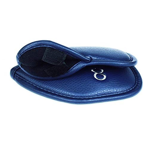 SZIYV Cubiertas 12pcs Palos de Golf Cabeza del Hierro, Hierro Número de Golf Cubierta de la Cabeza Conjunto de Piel Etiquetas 12pcs Tag Putter Golf Club Headcovers con número Protege la Caja Azul