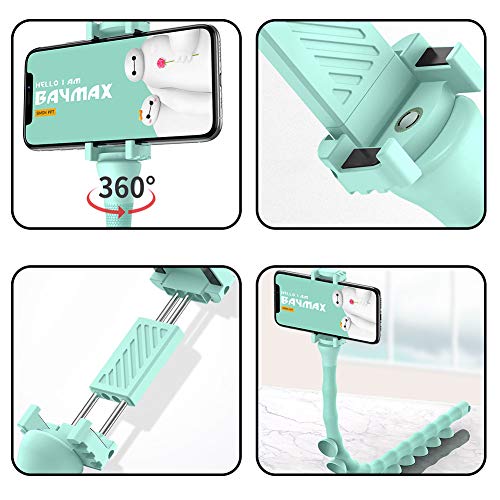 SZWL Soporte para teléfono móvil Lindo Soporte para teléfono Celular con Forma de Oruga, Soporte para Escritorio de Pared, Soporte Perezoso, con Soporte de ventosas (Azul)