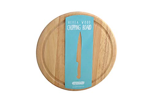 Tabla de madera redonda Hevea de 25 cm
