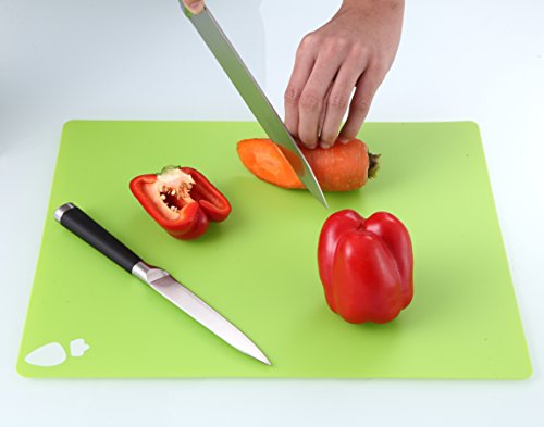 Tablas de Cortar Alimento Profesional Polietileno Antideslizante Plastico Tablas Para Cortar Set de 4 38*30cm