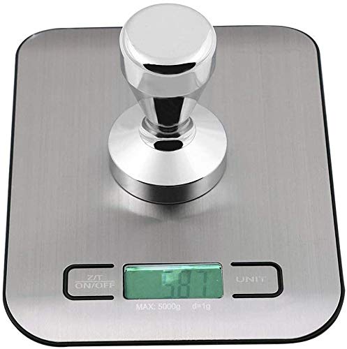 Tamper de café, prensa de café espresso Acero inoxidable Color plata 51mm Tamper Coffee Shop Supplies