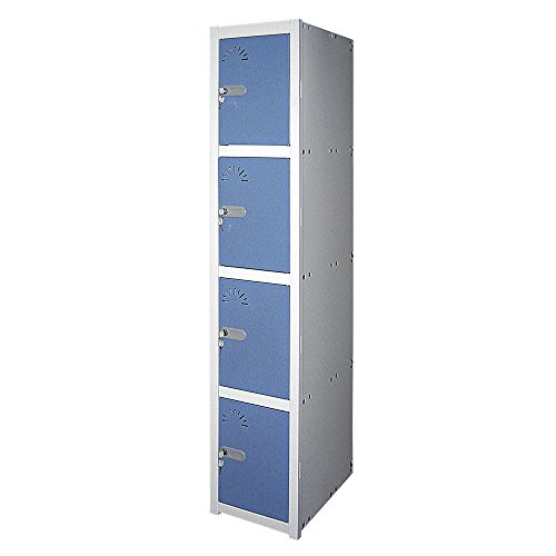 Taquilla metálica 4 Puertas. Módulo de 1 cuerpo. Med. 1800x430x520 mm. Desmontado