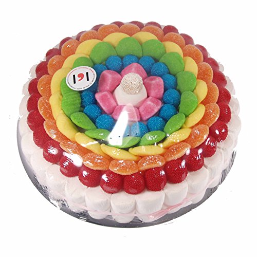 Tarta de golosinas -Rainbow 27 cm
