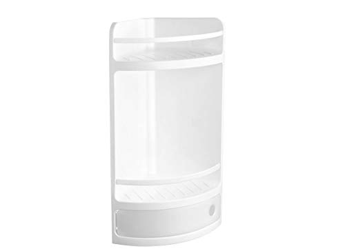 Tatay 4432001 Rinconera con Cajón, Plástico y Polipropileno, Blanco, 20x20x50 cm