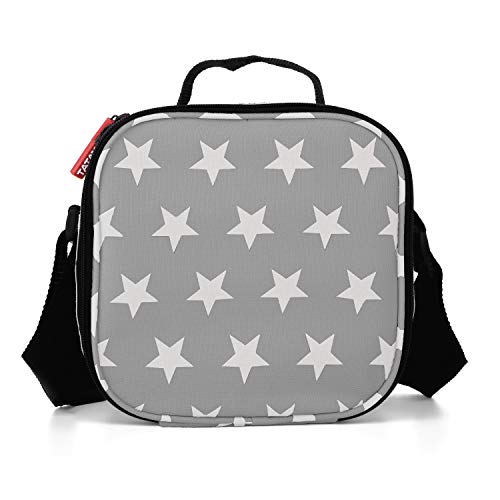 TATAY Urban Food Casual - Bolsa térmica porta alimentos con 4 tapers herméticos incluidos, 3 litros de capacidad, Gris, 22.5 x 10 x 22 cm