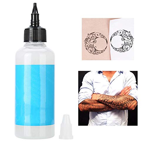 Tattoo Transfer Gel, Solución de transferencia de tatuajes profesional de 90ml Gel Plantilla Crema Imprimación, Pomada segura de larga duración Arte corporal para tatuajes