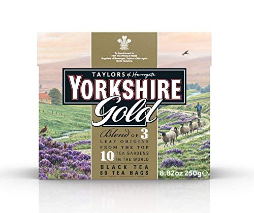 Taylors of Harrogate Yorkshire Te negro Gold 80 bolsas - 1 unidad