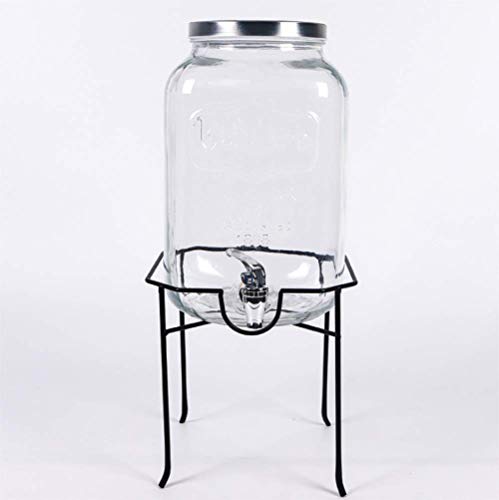 Tebery Dispensador de Bebidas metálicas 5 L / 8 L - Negro