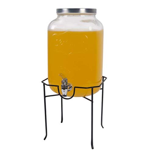 Tebery Dispensador de Bebidas metálicas 5 L / 8 L - Negro