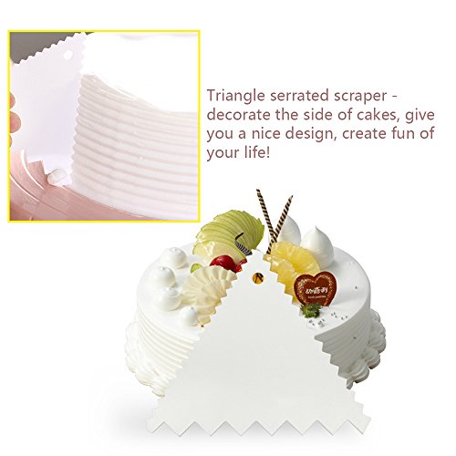 Teenitor rascador para tartas, 7 piezas rascador para glaseado de tartas, espátula para glaseado de tartas, juego de herramientas