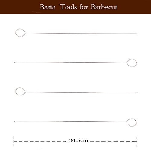 TEENO Utensilios Barbacoa, Barbacoa Parrilla Herramientas Acero Inoxidable Kit Barbacoa
