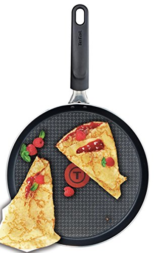 Tefal C3671102 Elégance - Crepera, aluminio, 45,1 x 27,9 x 5,6 cm, negro, 28 cm