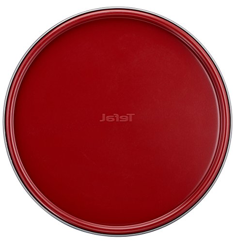 Tefal Delibake Molde Desmontable Redondo 23 cm, 18/10 Steel, Rojo