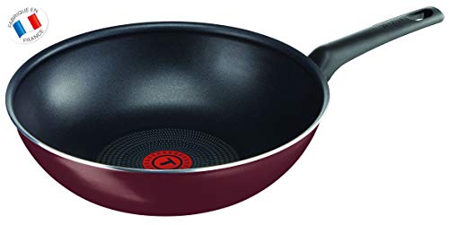 Tefal Extra Brownie B3001902 Wok, 28 Cm, Aluminio, Marrón