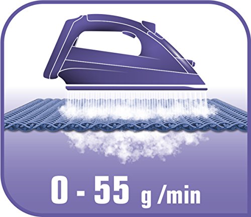 Tefal FV9740 (Plancha vapor-seco, Suela de Durilium, 2800 W, plástico, berenjena