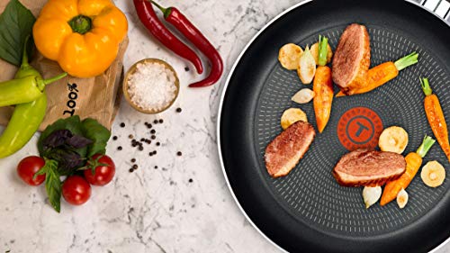 Tefal Invissia - Sartén, aluminio, Negro , 20 cm