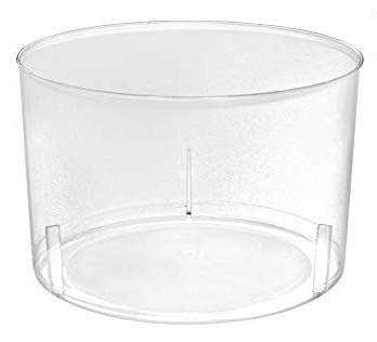 TELEVASO - 96 uds - Vaso Vino Chikito 220 ml - Plástico cristalino (PS) - Color Transparente - Ideal para Vino, Cerveza, Aperitivos, gazpacho, cremas, postres