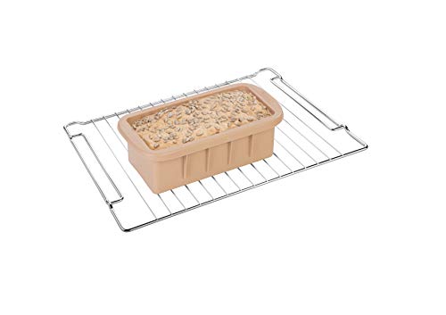 Tescoma 629554 Molde Pan Integral, Silicona, marrón, 12 x 22