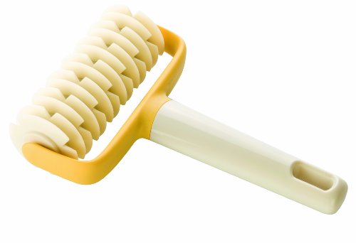 Tescoma 630044 Rodillo Rombos Delicia, De plástico, Color Blanco, Amarillo