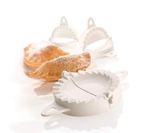 Tescoma JGO 4 MOLDES EMPANADILLAS Delicia, Blanco