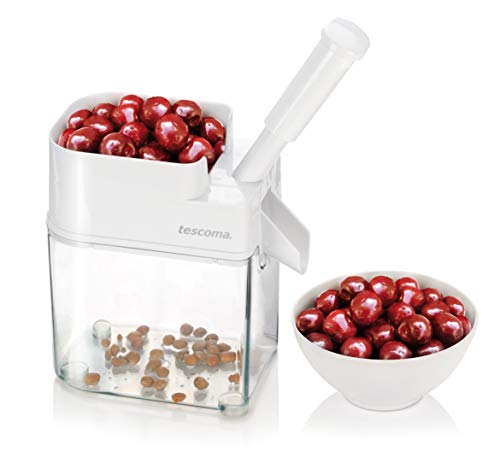 Tescoma VACIADOR DE Cerezas Handy, plástico,Acero Inoxidable