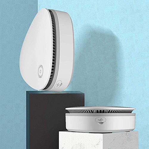TGB Generador de Ozono Mini Purificador de Aire Esterilizador con Batería 1500 mAh Recargable USB 2 Modos Automático para Coche, Armario, Frigorífico, Furgoneta, Barco