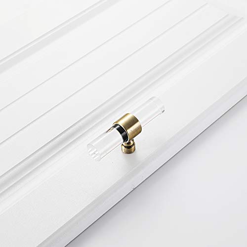 TGBN Armario de acrílico Moderno Tiradores Tirador de Puerta Tirador Armario Armario de Cocina Tirador Tiradores Herrajes Muebles, Pulido de Seda-L, 160 mm