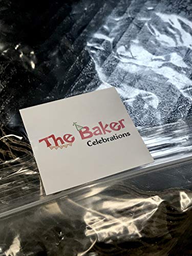 The Baker Celebrations - Tableros para tartas (9 cm), color negro