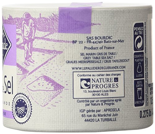 The French Farm Fleur de Sel de Guerande - French finest sea salt Le Paludier 4.4 oz
