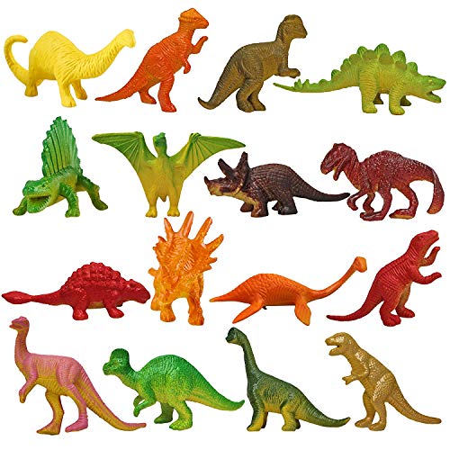 THE TWIDDLERS 90pcs Figura De Dinosaurio | Juego De Dinosaurios Educativo Realista | Jurásica En La Tina Juega a Las Figuras | Juguete para | Halloween Juguetes Regalos Piñata Fiesta para Niño