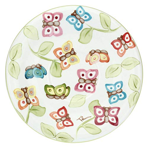 Thun - Juego de 2 tazas grandes, diseño de mariposas