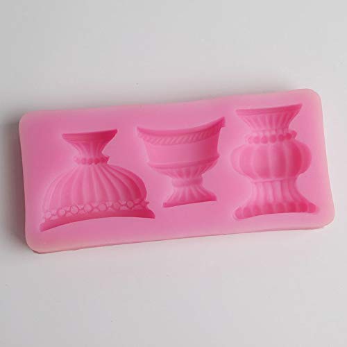 TIANDI Florero Moldes de Silicona Moldes de Chocolate Herramientas de glucosa Utensilios para Hornear Herramientas Decorativas de   Pared