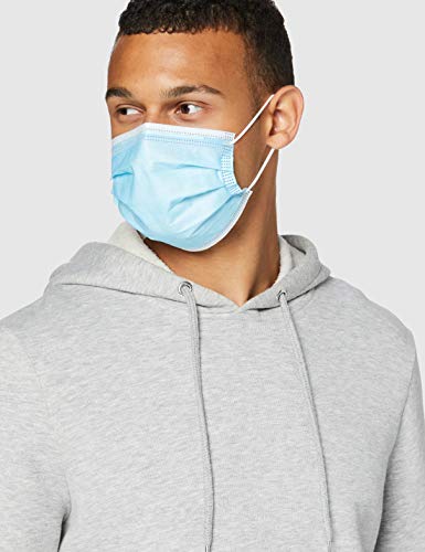 TianKang Mascarilla Quirúrgica Médica, Tipo IIR de 3 Capas, Filtración Bacteriana al 98%, Verificado y Probado, No Estéril (Paquete de 50 Máscaras)