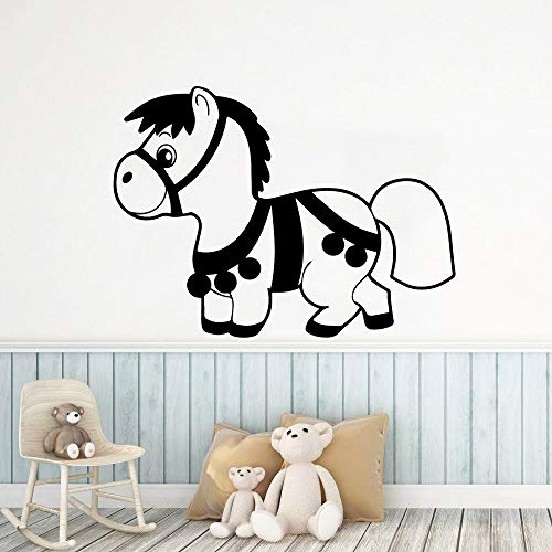 Tianpengyuanshuai Caballo de Vinilo para la Sala de Estar Empresa de decoración de Arte de Pared Moderno Empresa Oficina de la Escuela decoración Mural Cartel Adhesivo 80x59cm