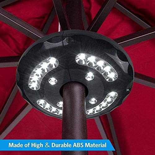 Tienda De Campaña Al Aire Libre USB Luces Luz Parasol Excentrico Luces para Sombrillas Exterior para Linterna Playa Jardín Patio Lámpara De Luz De Paraguas,WarmWhite