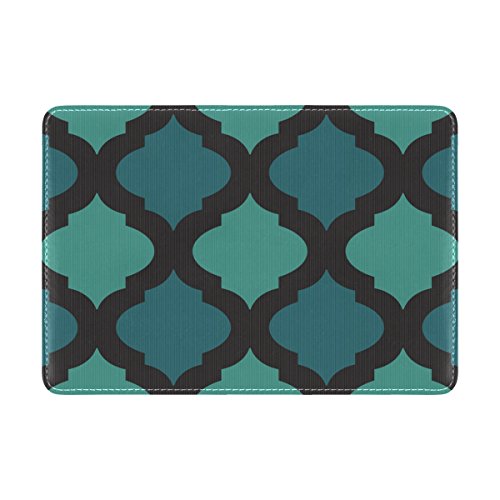TIZORAX - Funda para pasaporte (piel, color árabe), color azul